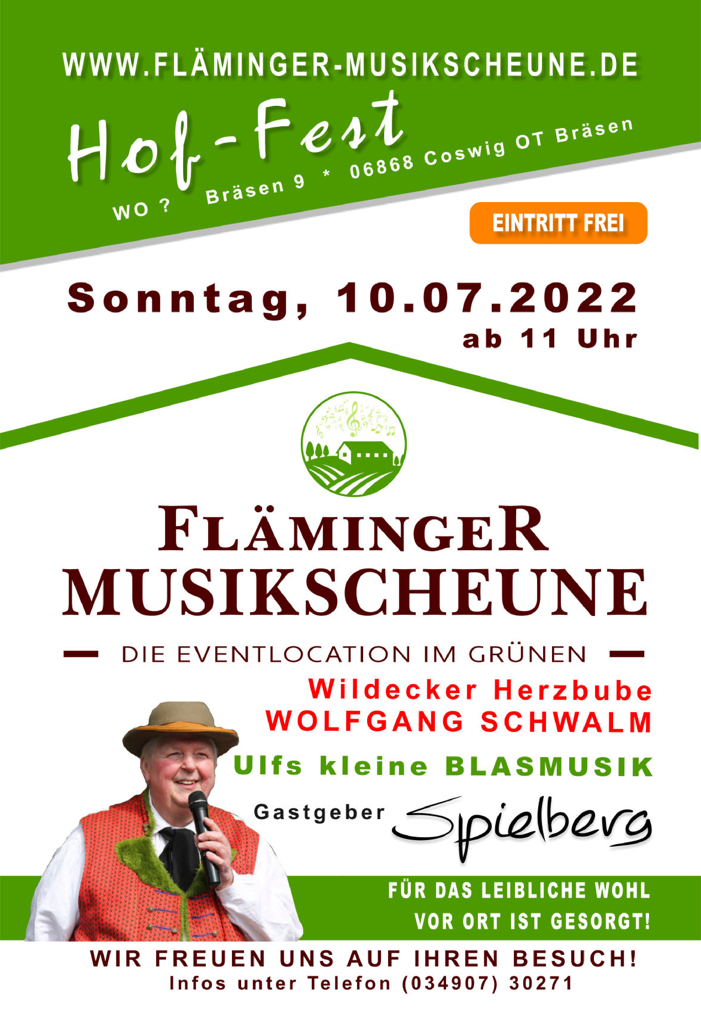 Fläminger Musikscheune 2. Hoffest  -  Eintritt frei !